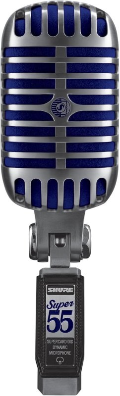 SHURE SUPER 55 DELUXE DYNAMIC VOCAL MICROPHONE SUPERCARDIOID PROFESSIONAL MIC FOR SINGING