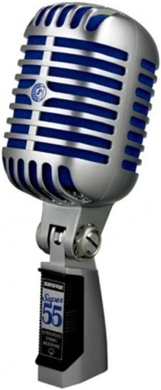 SHURE SUPER 55 DELUXE DYNAMIC VOCAL MICROPHONE SUPERCARDIOID PROFESSIONAL MIC FOR SINGING