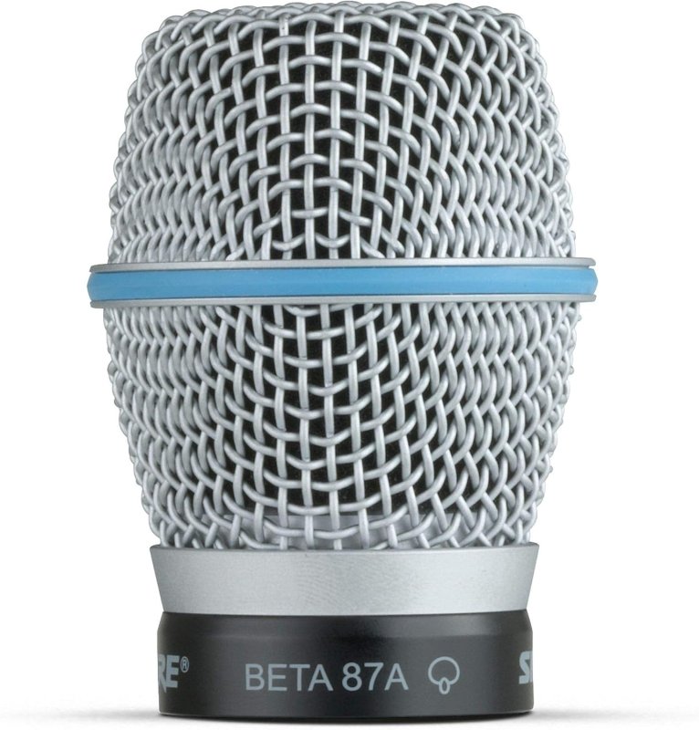 SHURE BETA 87A CONDENSER VOCAL MICROPHONE WITH BUILT-IN POP FILTER FOR CLEAR SOUND