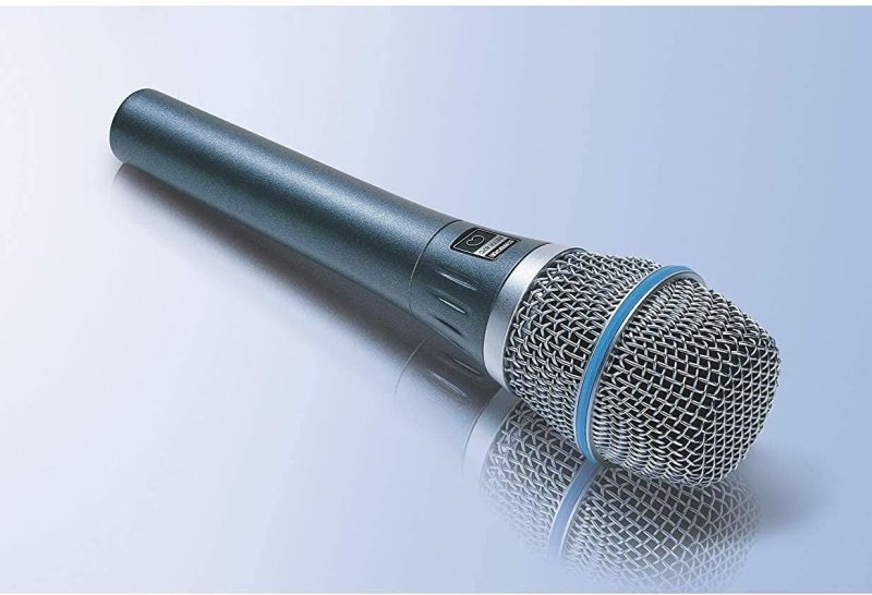 SHURE BETA 87A CONDENSER VOCAL MICROPHONE WITH BUILT-IN POP FILTER FOR CLEAR SOUND
