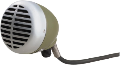 SHURE 520DX GREEN BULLET DYNAMIC MICROPHONE FOR HARMONICA AND VOCAL PERFORMANCE