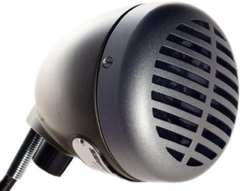 SHURE 520DX GREEN BULLET DYNAMIC MICROPHONE FOR HARMONICA AND VOCAL PERFORMANCE