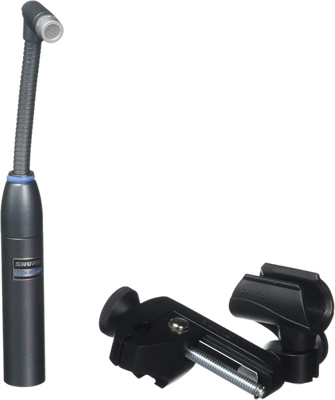 SHURE BETA 98AMP C 3-PACK MINIATURE CARDIOID CONDENSER DRUM MICS WITH PREAMPS MOUNTS