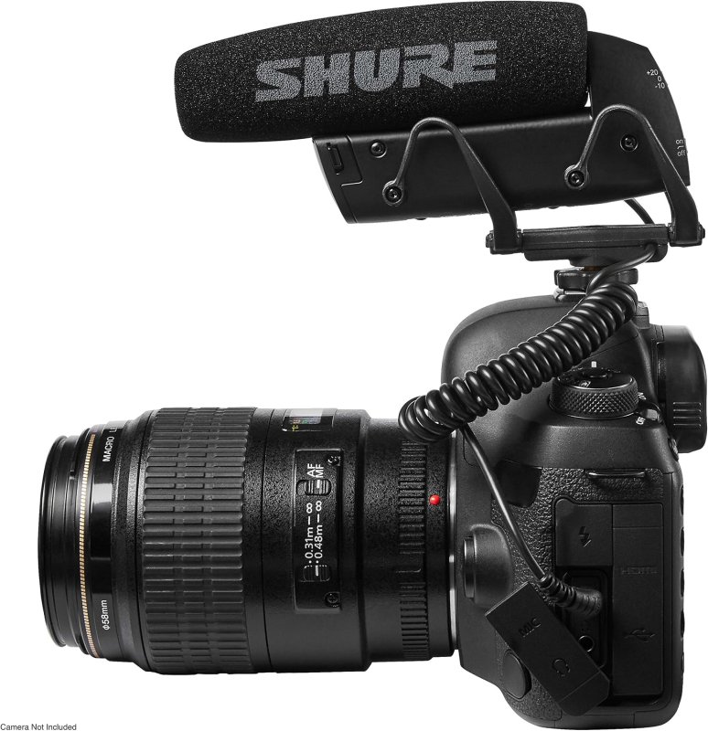 SHURE VP83 LENSHOPPER DSLR CAMERA-MOUNTED SHOTGUN MICROPHONE FOR HD CAMCORDERS