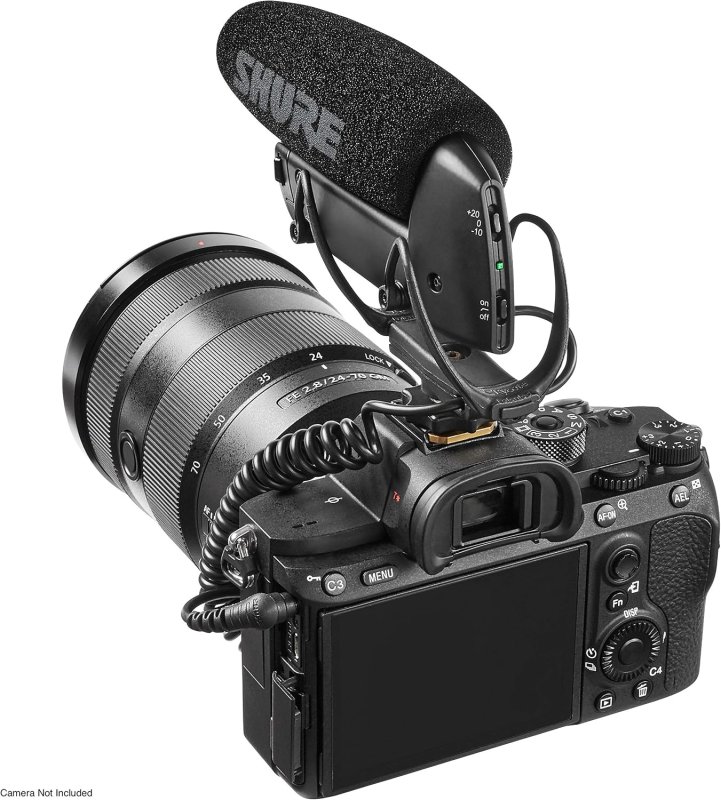 SHURE VP83 LENSHOPPER DSLR CAMERA-MOUNTED SHOTGUN MICROPHONE FOR HD CAMCORDERS