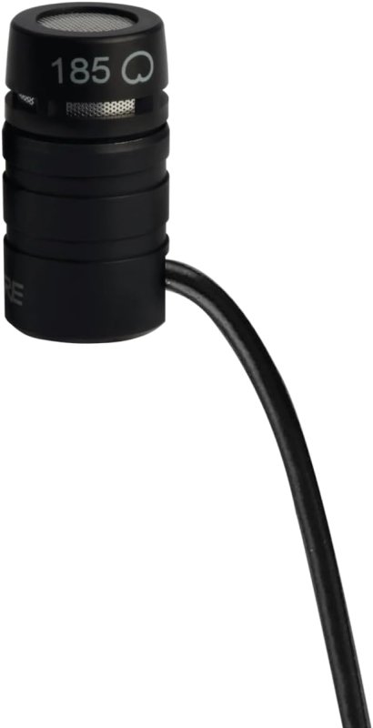SHURE MICROFLEX MX185 CARDIOID LAVALIER CONDENSER MICROPHONE WITH TQG TA4F CONNECTOR FOR WIRELESS BO