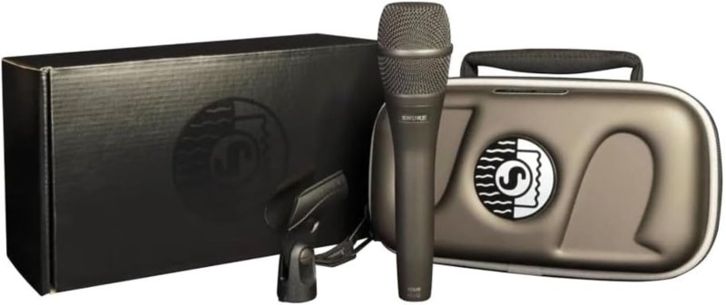 SHURE KSM9 CG CHARCOAL GREY PROFESSIONAL STUDIO VOCAL MICROPHONE HIGH-QUALITY SOUND