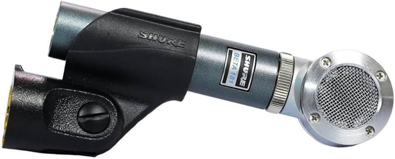 SHURE BETA 181 BI COMPACT SMALL-DIAPHRAGM CONDENSER MIC FOR INSTRUMENTS WITH INTERCHANGEABLE CAPSULE