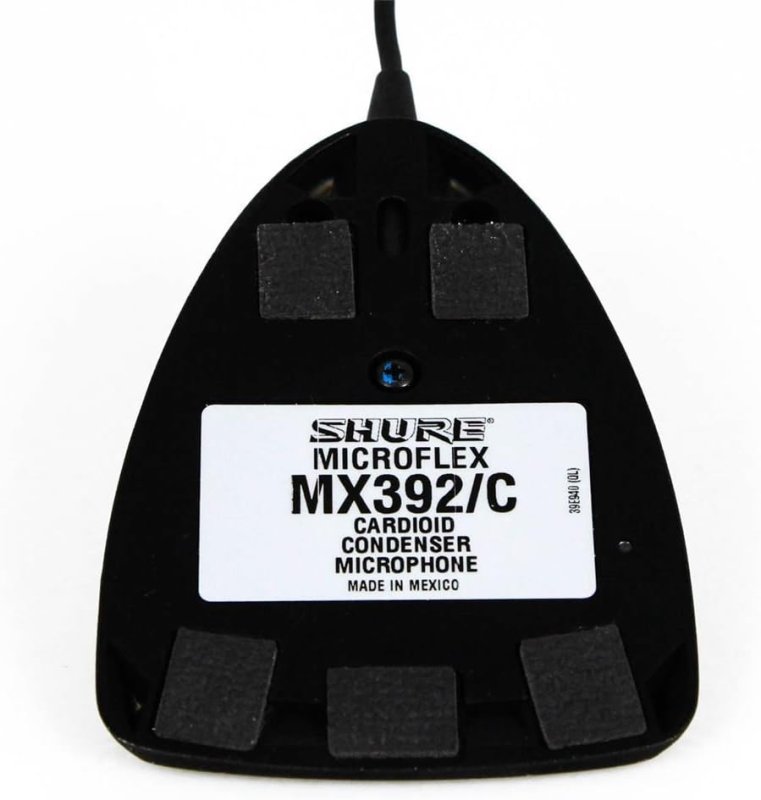 SHURE MX392 C CARDIOID CONDENSER MICROPHONE BLACK PROFESSIONAL AUDIO MIC FOR CLEAR SOUND