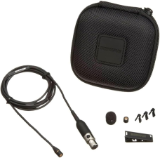 SHURE MX150B C-XLR BLACK CARDIOID 5MM LAVALIER MICROPHONE WITH XLR PREAMP SUBMINIATURE