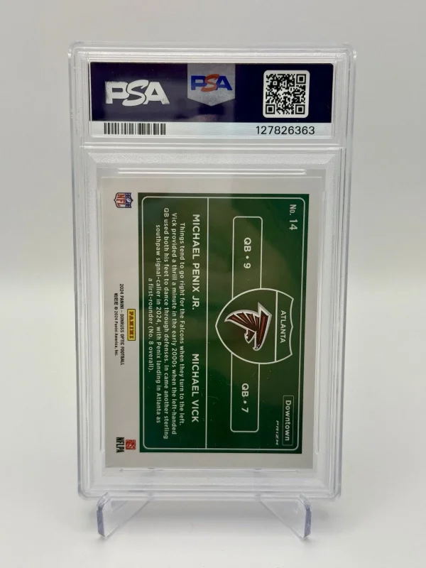 DONRUSS - DOWNTOWN! MICHAEL VICK, MICHAEL PENIX JR. #12 PSA 10 2024 PANINI