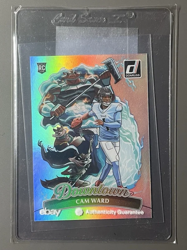 DONRUSS CAM WARD DOWNTOWN! RC INSERT #12 TENNESSEE TITANS SHARE 2025 PANINI
