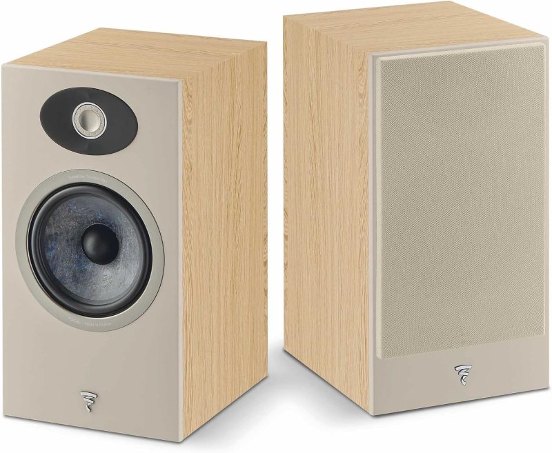 FOCAL THEVA N 1 2-WAY LIGHT WOOD BOOKSHELF LOUDSPEAKERS PAIR HIGH-QUALITY SOUND