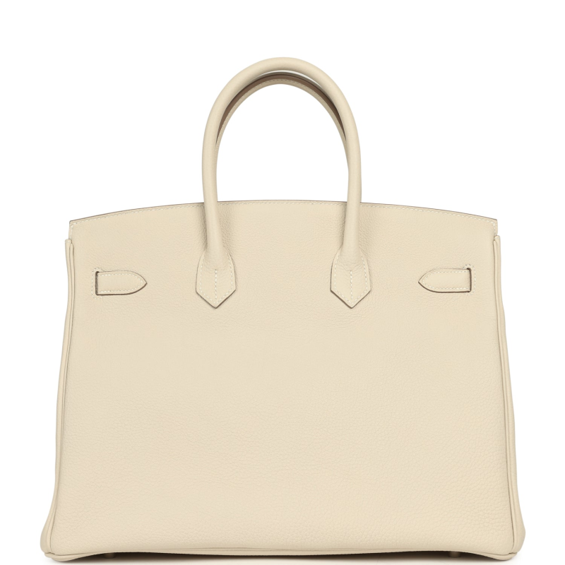 HERMèS BIRKIN 35 CRAIE TOGO PALLADIUM HARDWARE