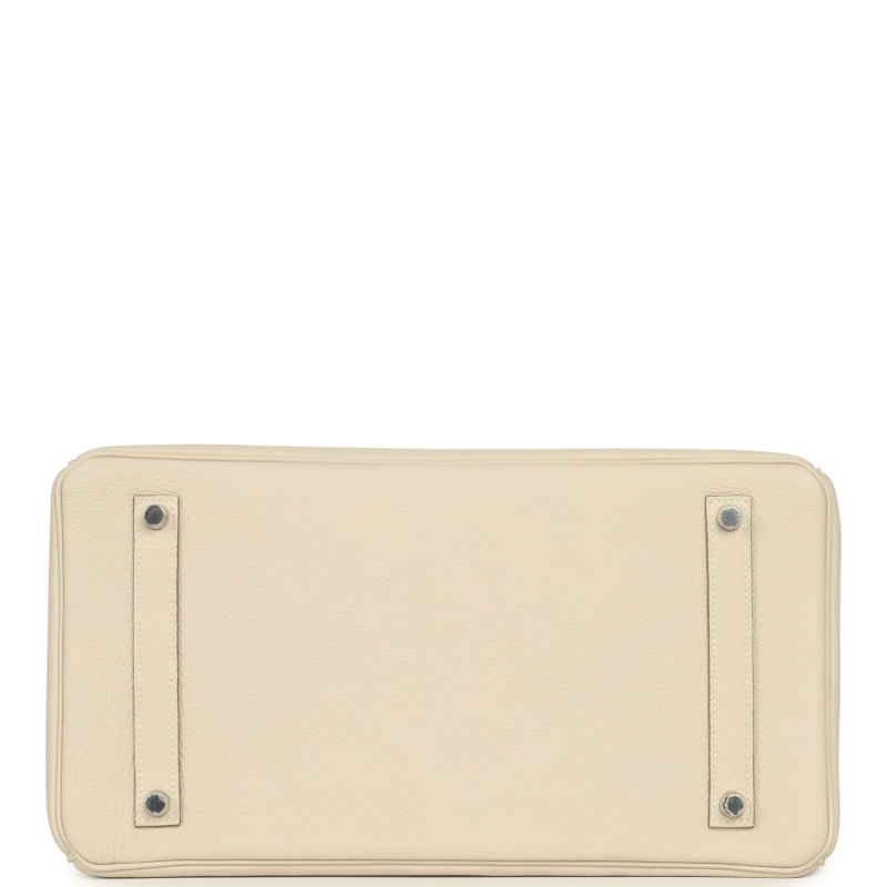 HERMèS BIRKIN 35 CRAIE TOGO PALLADIUM HARDWARE