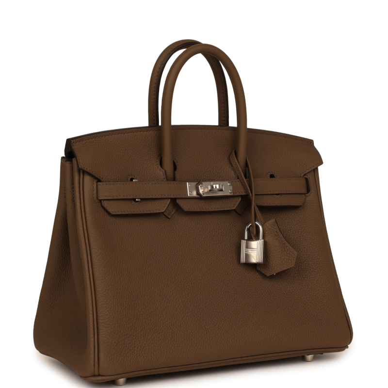 HERMèS BIRKIN 25 TOUNDRA TOGO PALLADIUM HARDWARE
