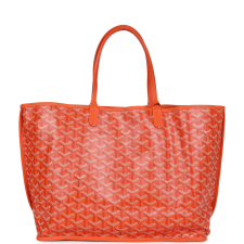 GOYARD ANJOU PM ORANGE GOYARDINE CANVAS PALLADIUM HARDWARE
