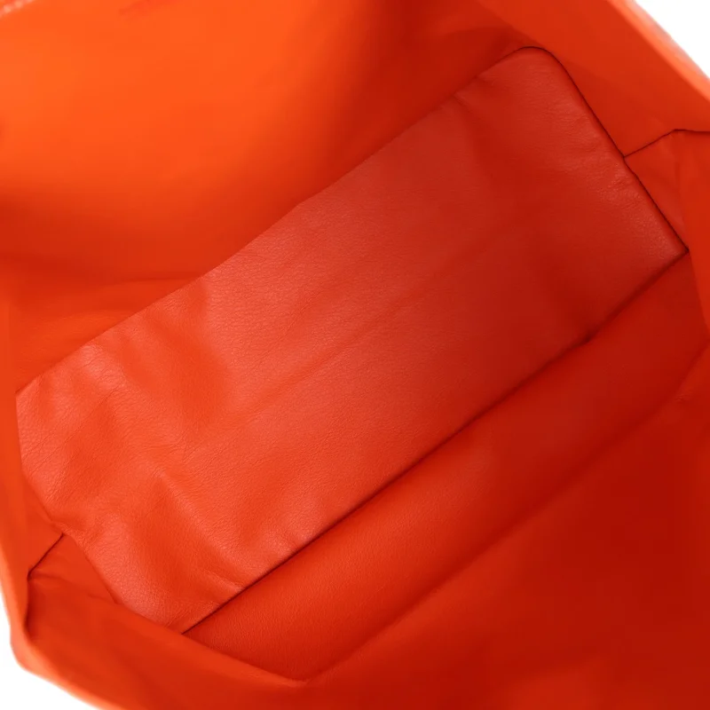 GOYARD ANJOU PM ORANGE GOYARDINE CANVAS PALLADIUM HARDWARE