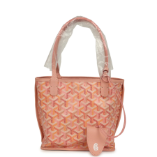 GOYARD GOYARDINE ANJOU POWDER PINK MINI BAG PALLADIUM HARDWARE