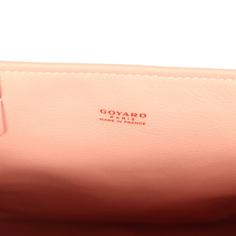GOYARD GOYARDINE ANJOU POWDER PINK MINI BAG PALLADIUM HARDWARE