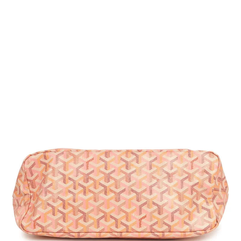 GOYARD GOYARDINE POWDER PINK BOHEME HOBO BAG PALLADIUM HARDWARE
