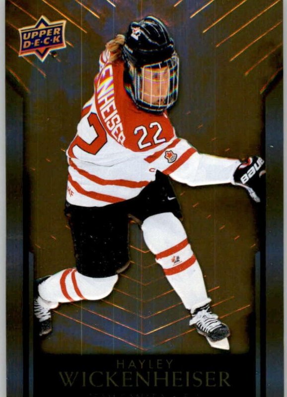 UPPER DECK TIM HORTONS LEGENDS HAYLEY WICKENHEISER 87 CANADA HOCKEY CARD 2023