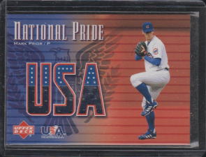 UPPER DECK MARK PRIOR CUBS GAME-USED JERSEY BASEBALL CARD NP-MP COLLECTIBLE 2003