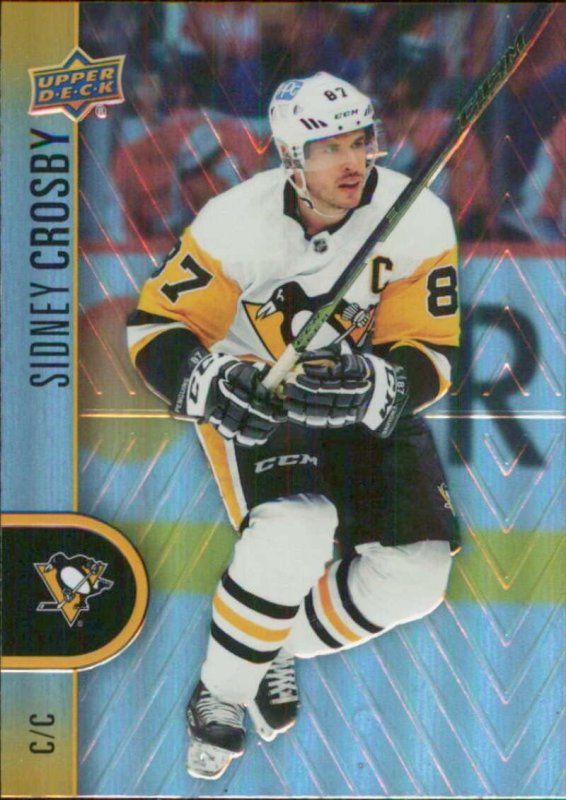 UPPER DECK TIM HORTONS SIDNEY CROSBY 87 PITTSBURGH PENGUINS HOCKEY CARD 2022-23