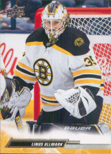 UPPER DECK LINUS ULLMARK 18 BOSTON BRUINS HOCKEY CARD - NHL COLLECTIBLE 2022-23