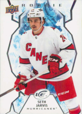 UPPER DECK ICE 150 SETH JARVIS ROOKIE CARD CAROLINA HURRICANES HOCKEY - SPORTSCARD SUPERSTOR 2021-22