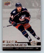 UPPER DECK STAR ROOKIES TREY FIX-WOLANSKY 14 COLUMBUS BLUE JACKETS HOCKEY CARD 2022-23