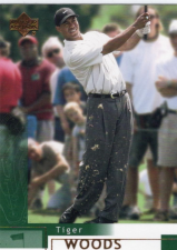 UPPER DECK COLLECTIBLE GOLF CARD TT4 WITH FREE SHIPPING TIGER WOODS TIGERS TALES 2001