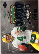 UPPER DECK 3KP-BF GREEN BAY PACKERS 3,000 YARD PASSING CLUB CARD FREE SHIP BRETT FAVRE 2006