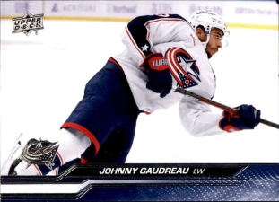 UPPER DECK SERIES 1 48 JOHNNY GAUDREAU COLUMBUS BLUE JACKETS HOCKEY CARD 2023-24