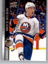 UPPER DECK SERIES 1 117 BROCK NELSON NEW YORK ISLANDERS HOCKEY TRADING CARD 2020-21