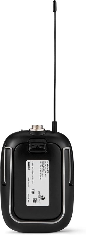 SHURE SLXD1 DIGITAL WIRELESS BODYPACK TRANSMITTER FOR CLEAR AUDIO PERFORMANCE