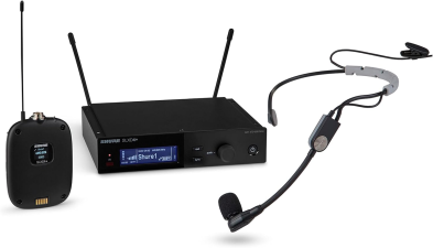 SHURE SLXD14 SM35 DIGITAL WIRELESS HEADSET MICROPHONE SYSTEM G57 BAND FOR CLEAR AUDIO