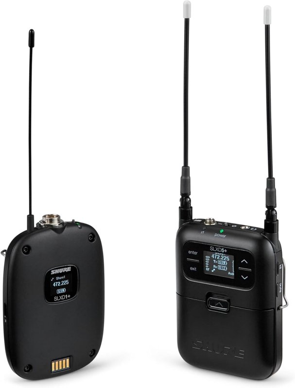 SHURE SLXD15 PORTABLE DIGITAL WIRELESS SYSTEM G57 BAND RELIABLE WIRELESS MICROPHONE SYSTEM