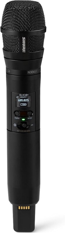 SHURE SLXD2 WIRELESS HANDHELD TRANSMITTER WITH NEXADYNE 8 C MICROPHONE CAPSULE