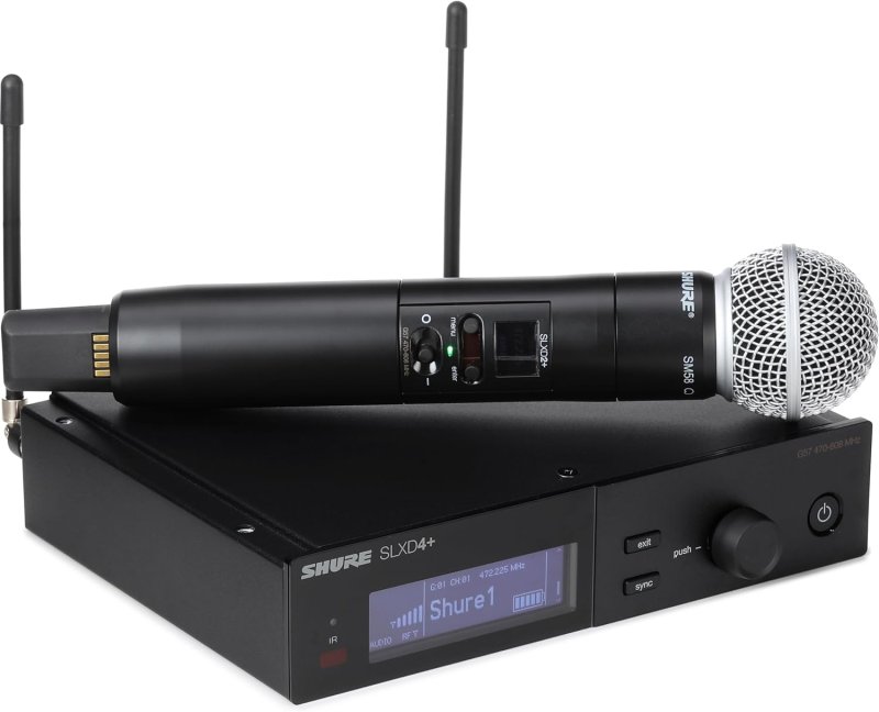 SHURE SLXD24 WIRELESS SYSTEM WITH BETA58A MICROPHONE CAPSULE - G57 FREQUENCY BAND