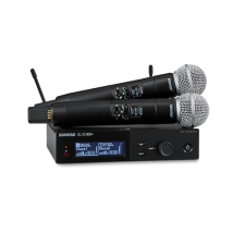 SHURE SLXD24D DUAL WIRELESS MICROPHONE SYSTEM WITH SM58 CAPSULE - G57 BAND