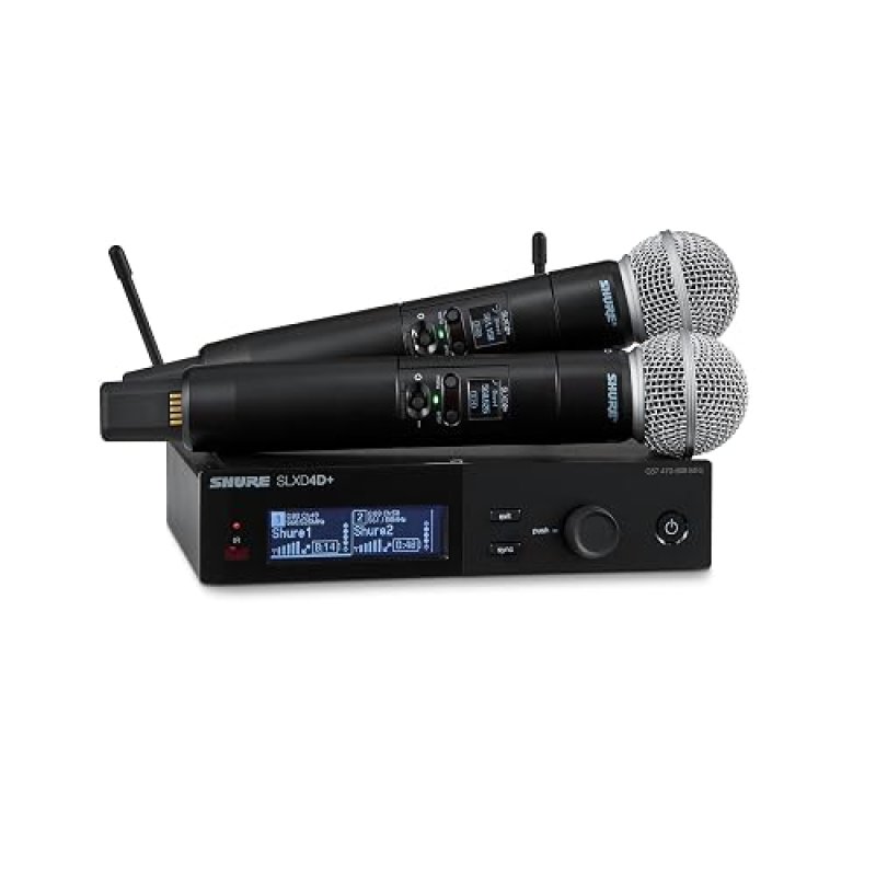 SHURE SLXD24D DUAL WIRELESS MICROPHONE SYSTEM WITH SM58 CAPSULE - G57 BAND