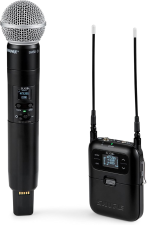 SHURE SLXD25 PORTABLE WIRELESS MICROPHONE SYSTEM WITH SM58 CAPSULE G57 BAND