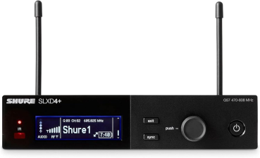 SHURE SLXD4 DIGITAL WIRELESS RECEIVER SINGLE CHANNEL PROFESSIONAL AUDIO RECEIVER