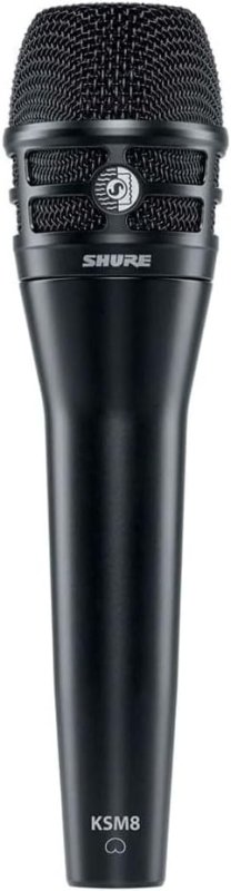 SHURE KSM8 DUALDYNE DYNAMIC VOCAL MICROPHONE DUAL-DIAPHRAGM CARDIOID MIC FOR LIVE STUDIO