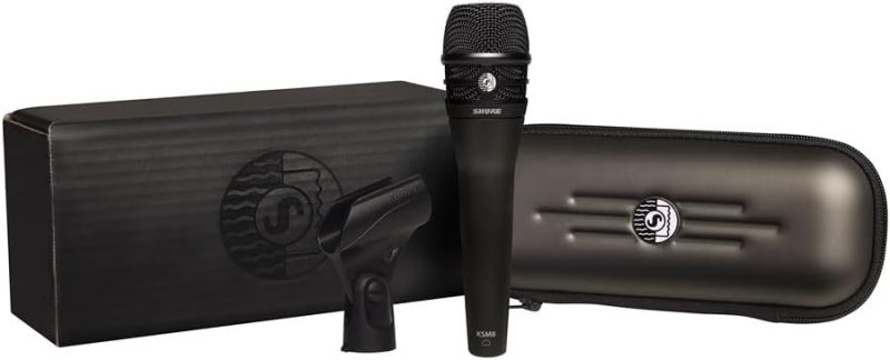 SHURE KSM8 DUALDYNE DYNAMIC VOCAL MICROPHONE DUAL-DIAPHRAGM CARDIOID MIC FOR LIVE STUDIO