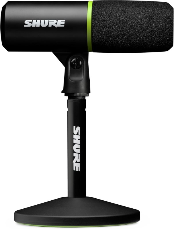 SHURE MV6 USB MICROPHONE GEN 1 FOR GAMING, STREAMING, AND RECORDING HIGH-QUALITY AUDIO