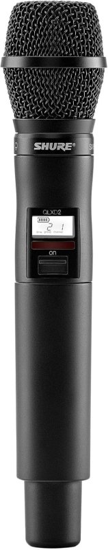 SHURE QLXD2 SM87 HANDHELD WIRELESS TRANSMITTER WITH SM87 VOCAL MIC CAPSULE FOR QLX-D SYSTEMS