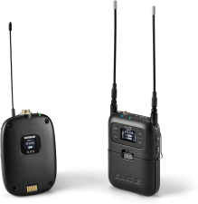 SHURE SLXD15 DIGITAL WIRELESS BODYPACK SYSTEM WITH SLXD1 TRANSMITTER SLXD5 RECEIVER H55