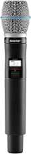 SHURE QLXD2 B87C HANDHELD WIRELESS TRANSMITTER WITH BETA 87C VOCAL MIC CAPSULE FOR QLX-D SYSTEMS